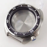 44mm Abalone Watch Case Turtle Captain Willard Stainless Steel 20BAR Sapphire Glass Ceramic Rotating Bezel Fit TMI NH34 NH35 NH36 ETA2824 PT5000 Movt