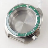 44mm Abalone Watch Case Turtle Captain Willard Stainless Steel 20BAR Sapphire Glass Ceramic Rotating Bezel Fit TMI NH34 NH35 NH36 ETA2824 PT5000 Movt