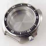 44mm Abalone Watch Case Turtle Captain Willard Stainless Steel 20BAR Sapphire Glass Ceramic Rotating Bezel Fit TMI NH34 NH35 NH36 ETA2824 PT5000 Movt