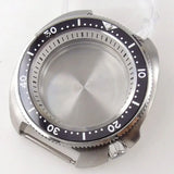 44mm Abalone Watch Case Turtle Captain Willard Stainless Steel 20BAR Sapphire Glass Ceramic Rotating Bezel Fit TMI NH34 NH35 NH36 ETA2824 PT5000 Movt