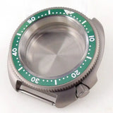 44mm Titanium Turtle Watch Case 200M Waterproof Anti-allergy  Ceramic Bezel Sapphire Fit TMI NH34 NH35 NH36 NH38 ETA2824 PT5000 ST2130 SW200 Movt