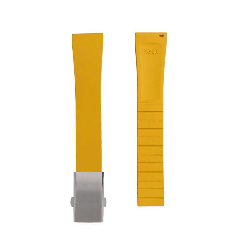 Cut-to-Size FKM Rubber Watch Strap 18mm/20mm/21mm/22mm