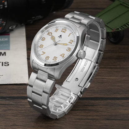 ★11.11 Sale★ Militado 38mm VH31 Retro Field Watch ML08