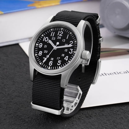 Militado VH31 Vintage Military Watch ML05 Black PVD