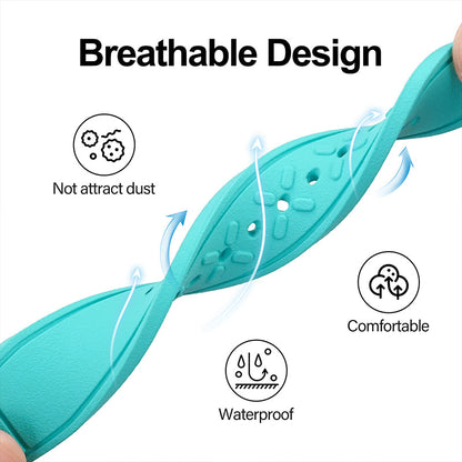 Tropical Soft Rubber Strap FKM Watch Band for Pilot field Watch 20mm 22mm