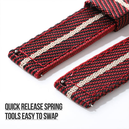 Militado Nylon Canvas Strap Watchband 20mm