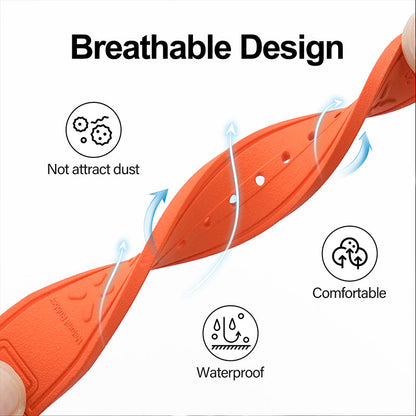 Tropical Soft Rubber Strap FKM Watch Band for Pilot field Watch 20mm 22mm