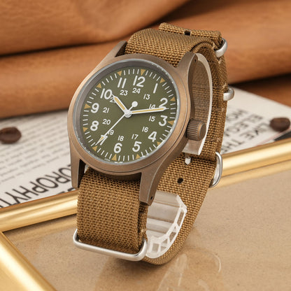 Militado 38mm Sapphire Crystal Field Military Watch ML05