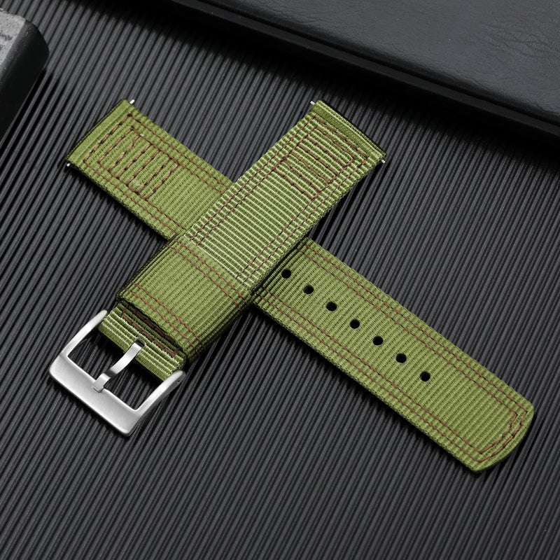 Premium Quality Nylon Fabric Strap for Military Watch 20mm 22mm