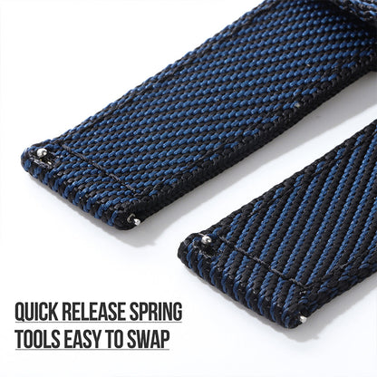 Militado Nylon Canvas Strap Watchband 20mm