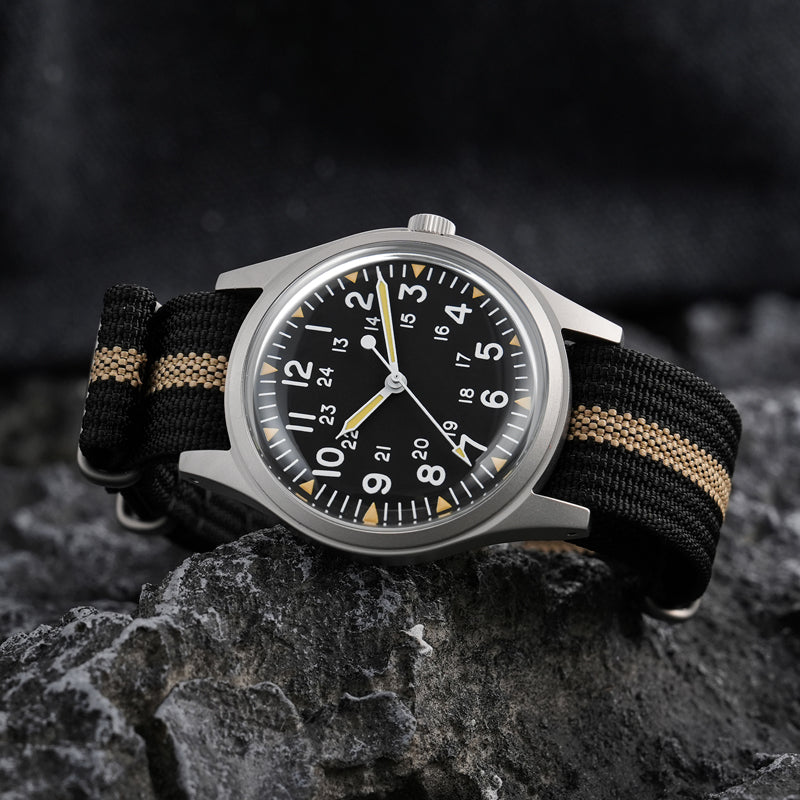 Militado 36mm High Domed VH31 Field Watch ML07