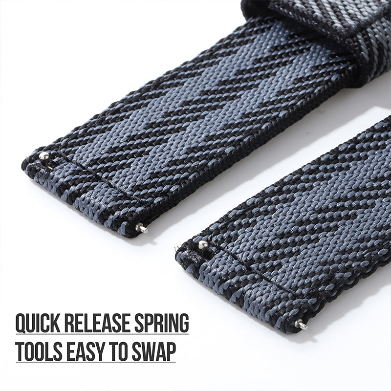 Militado Nylon Canvas Strap Watchband 20mm