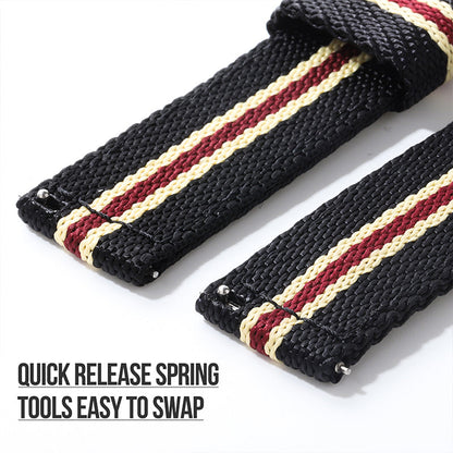 Militado Nylon Canvas Strap Watchband 20mm
