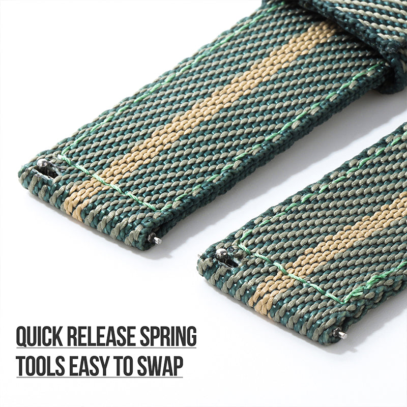 Militado Nylon Canvas Strap Watchband 20mm