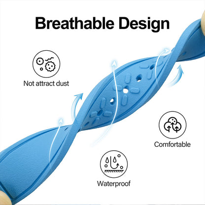 Tropical Soft Rubber Strap FKM Watch Band for Pilot field Watch 20mm 22mm