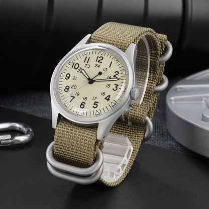 Militado 36mm High Domed VH31 Field Watch ML07