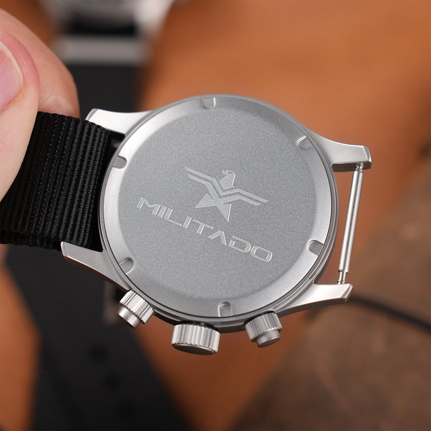 Militado 39mm Retro Chronograph Watch Military Watch ML1868