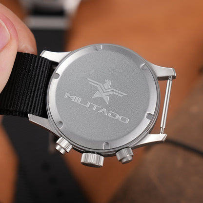 Militado 39mm Retro Chronograph Watch Military Watch ML1868