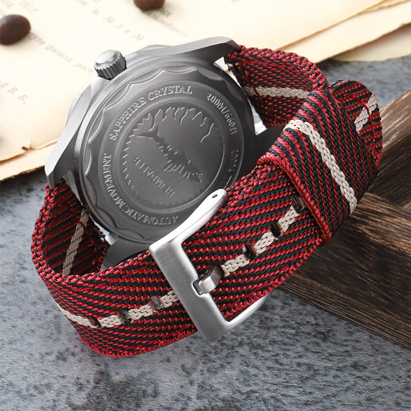 Militado Nylon Canvas Strap Watchband 20mm