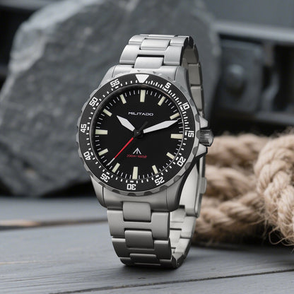 ★Hot Selling★Militado 39mm Dive Watch Sapphire Crystal Military Watch ML16