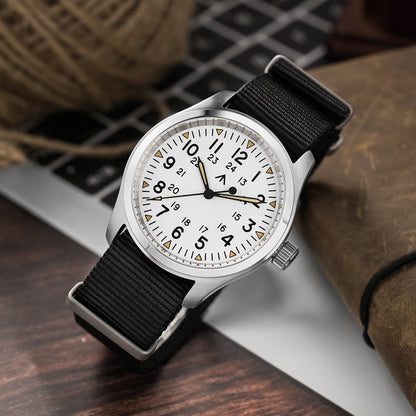 ★11.11 Sale★Militado 38mm Military Watch Vintage Field Watch ML08