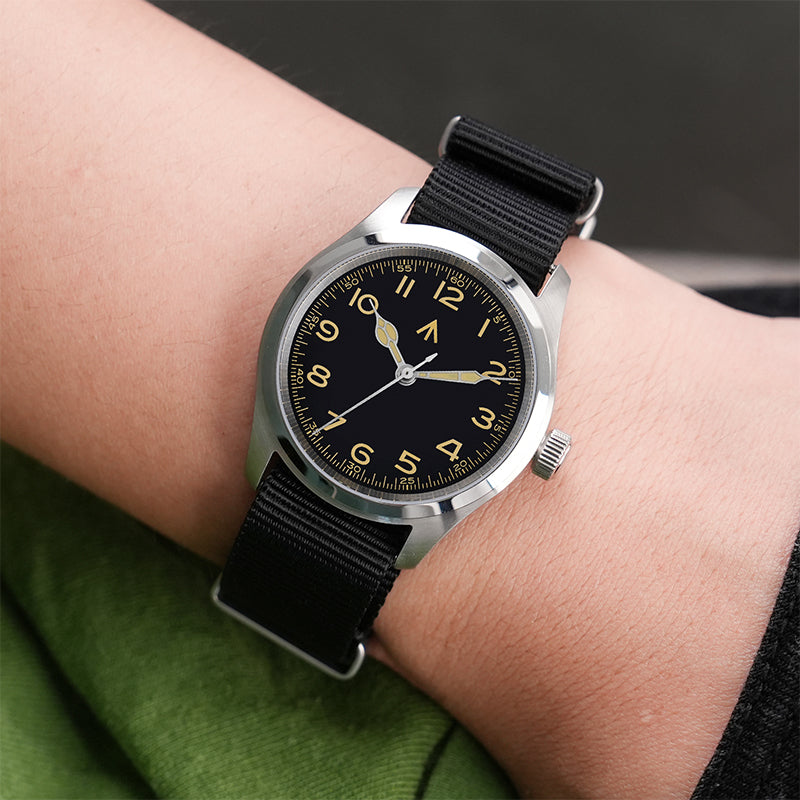 High Quality Nylon Watch Band Sandblast Buckle 19mm