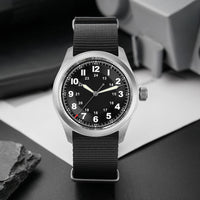 Black Dial-Sword Hands-No Calendar