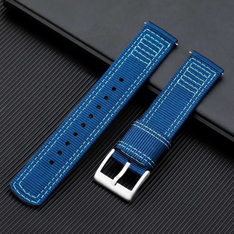 Premium Quality Nylon Fabric Strap for Military Watch 20mm 22mm