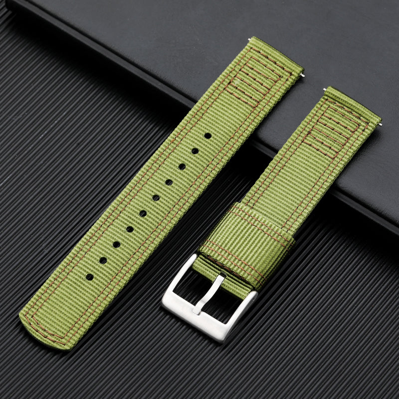 Premium Quality Nylon Fabric Strap for Military Watch 20mm 22mm