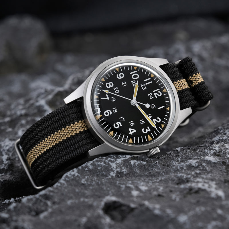 Militado 36mm High Domed VH31 Field Watch ML07