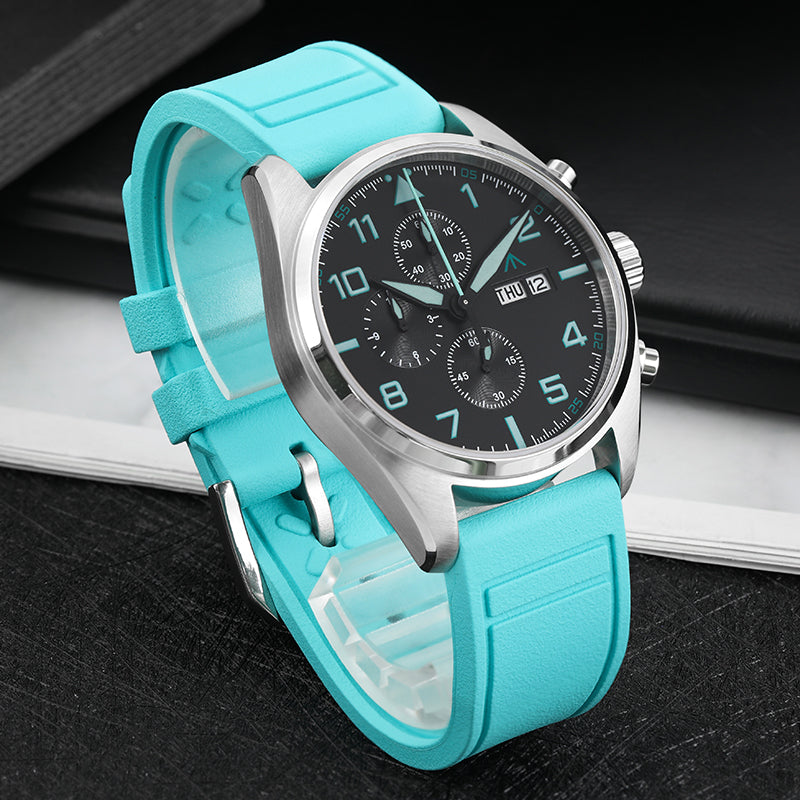 Militado 39mm Vintage Chronograph Quartz Watch ML04