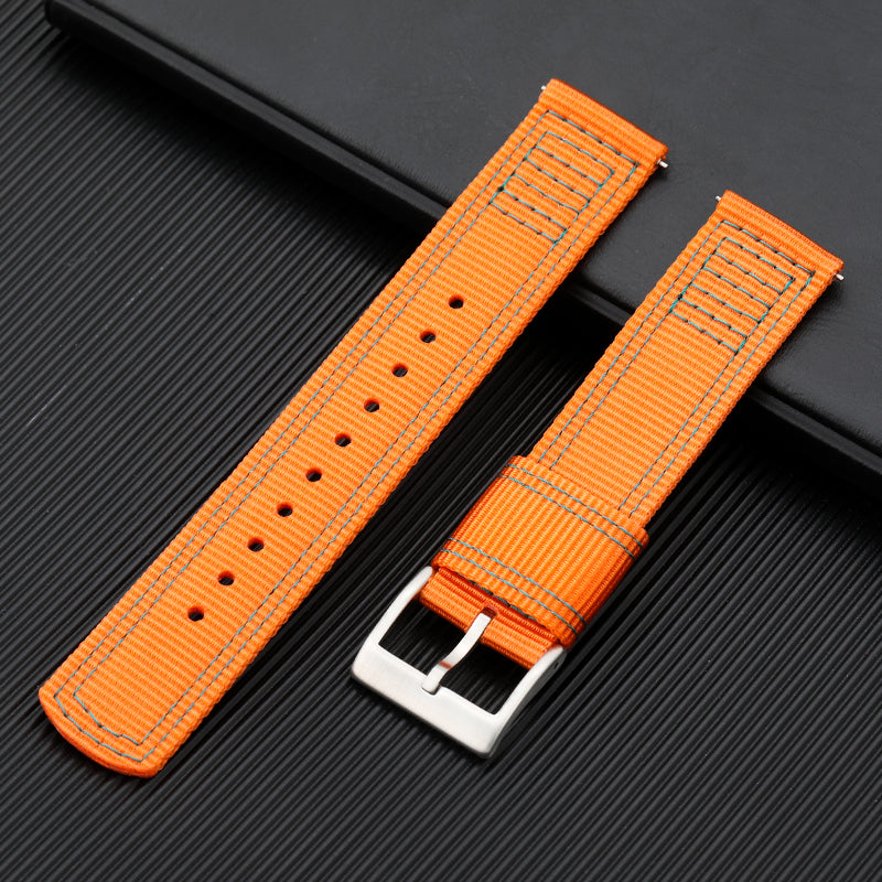 Premium Quality Nylon Fabric Strap for Military Watch 20mm 22mm