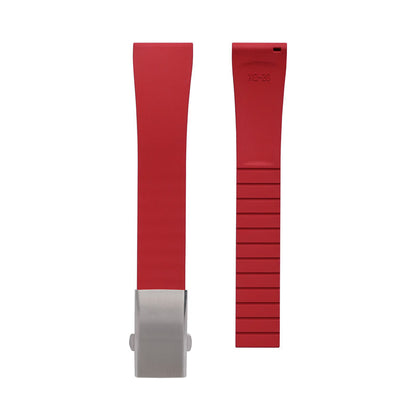 Cut-to-Size FKM Rubber Watch Strap 18mm/20mm/21mm/22mm
