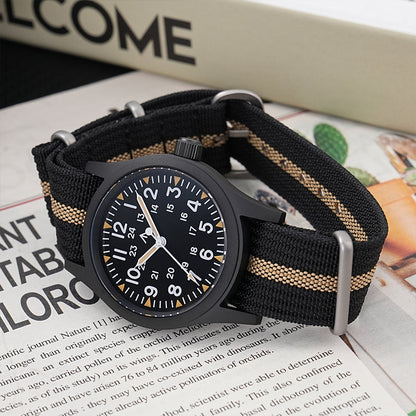 Militado 38mm Sapphire Crystal Field Military Watch ML05