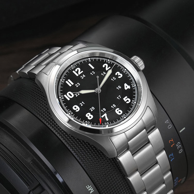 ★11.11 Sale★Militado 38mm Retro VH31 Military Watch ML08