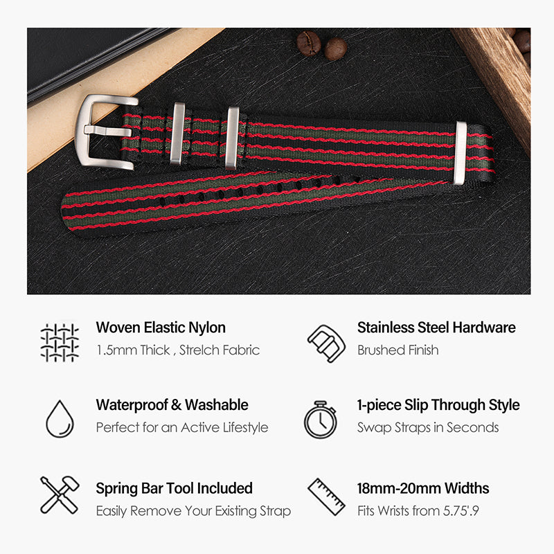 ★Special Offer★007 Premium Quality Nylon Fabric Strap