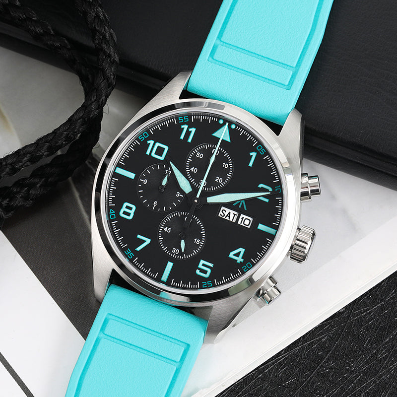 Militado 39mm Vintage Chronograph Quartz Watch ML04