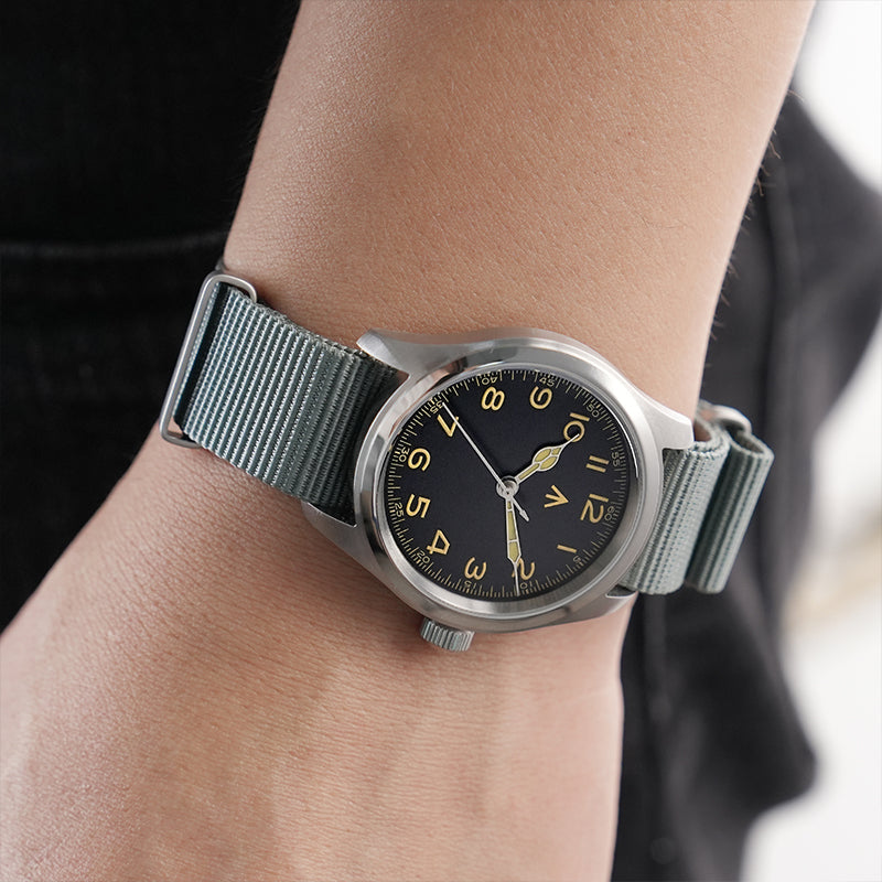 High Quality Nylon Watch Band Sandblast Buckle 19mm