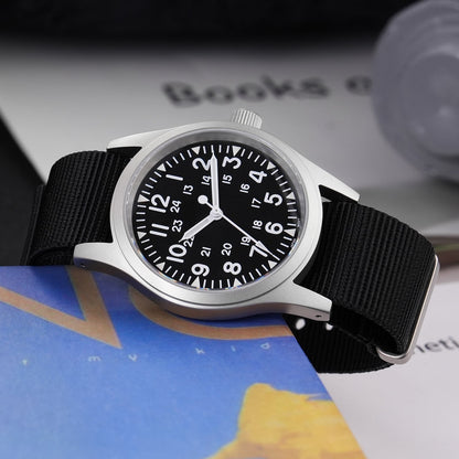 Militado VH31 Vintage Military Watch ML05 Blue Dial