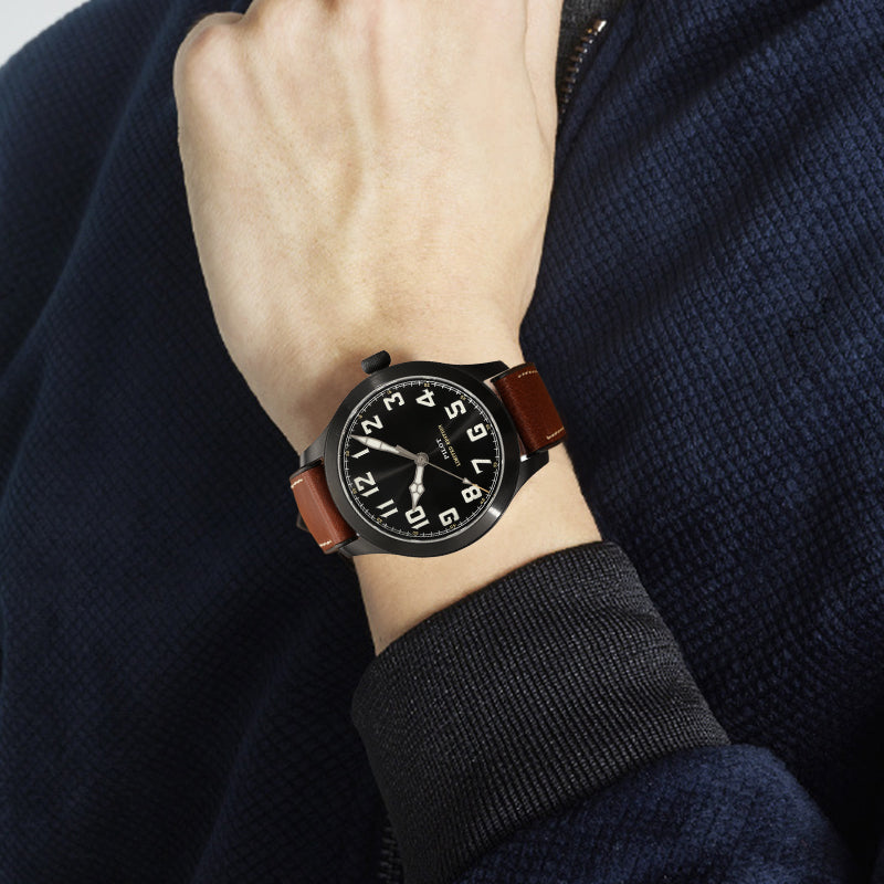 Premium Quality Leather-Fluorine Watch Bands Vintage Strap 20mm 22mm