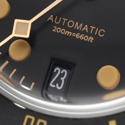 Militado 38mm NH35 Automatic BB58 Retro Watch ML06