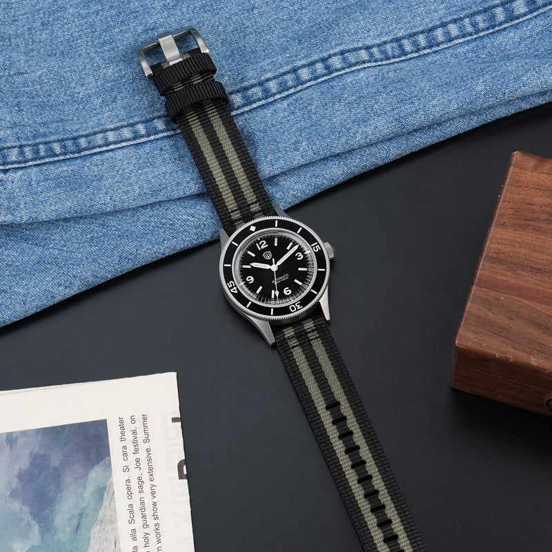 Hot Selling Nylon Fabric Watch Band for Field Watch 20mm 22mm