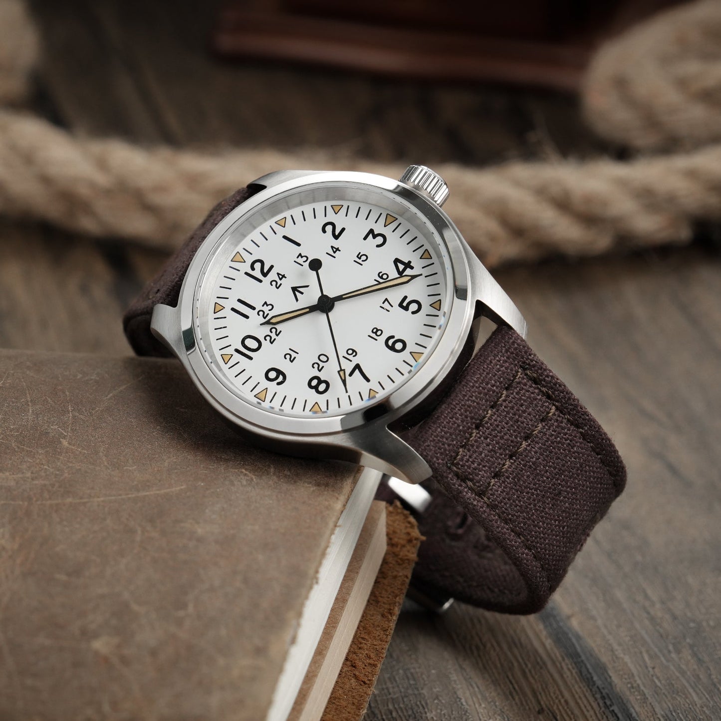 New Arrival Canvas Watch Strap Vintage Watch band 20mm 22mm