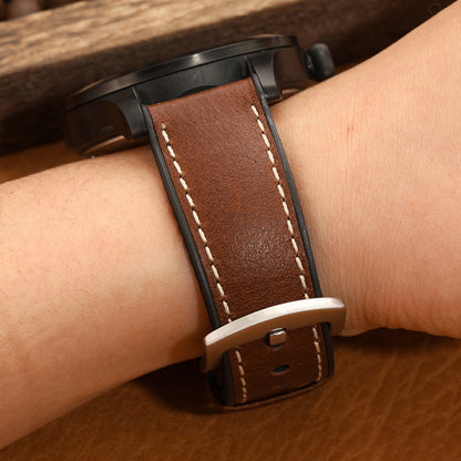 Premium Quality Leather-Fluorine Watch Bands Vintage Strap 20mm 22mm