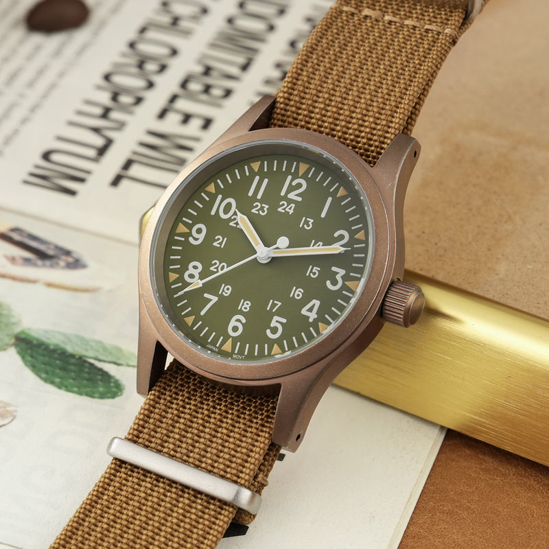 Militado 38mm Sapphire Crystal Field Military Watch ML05