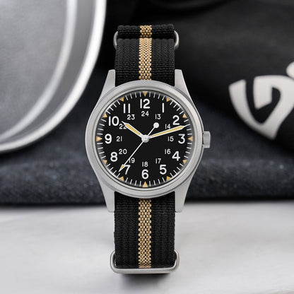 Militado 36mm High Domed VH31 Field Watch ML07