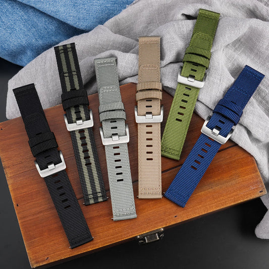 Hot Selling Nylon Fabric Watch Band for Field Watch 20mm 22mm