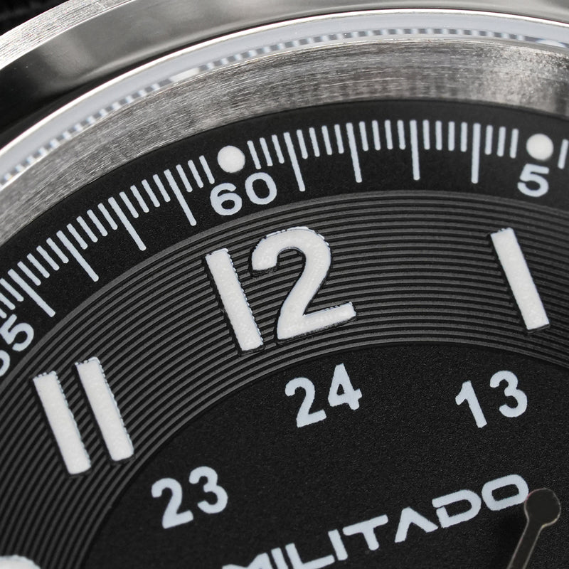 ★11.11 Sale★ Militado 38mm VH31 Retro Field Watch ML08