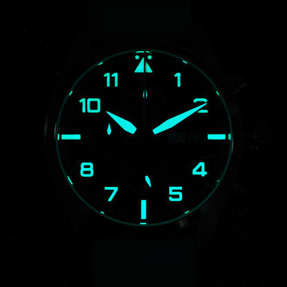 Militado 39mm Vintage Chronograph Quartz Watch ML04