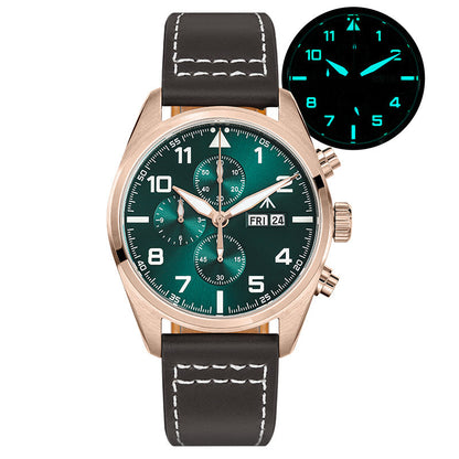 Militado 39mm Sapphire Crystal Chronograph Watch ML04
